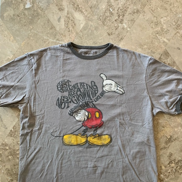 Disney Grey Mickey Mouse Shirt - Picture 4 of 5